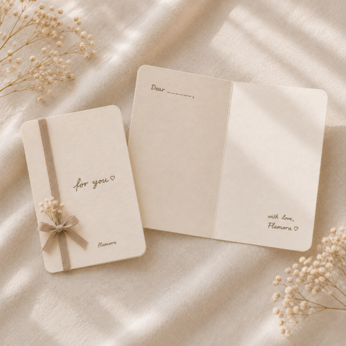 Thiệp viết tay Flamora